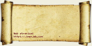 Blaža Mladenović vizit kartica